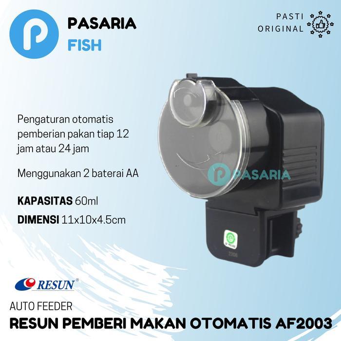RESUN Auto Feeder AF2003/Timer Pemberi makan ikan otomatis baterei