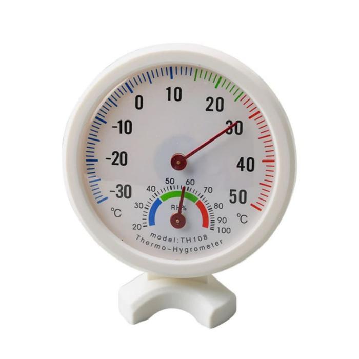 WTVTOOLS Thermometer Hygrometer Analog Ruangan Termometer ruang gudang