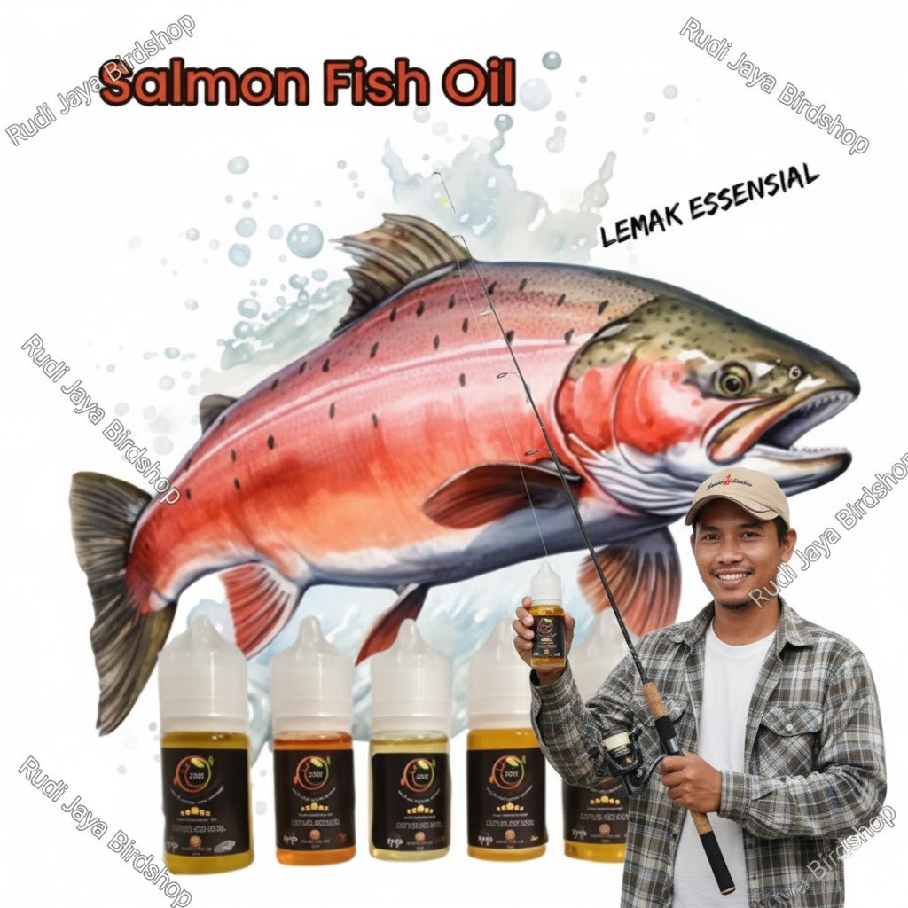 ESSEN MINYAK MURNI IKAN NILA / HATI HIU / TENGIRI TENGGIRI / TUNA UMPAN PAKAN MANCING PANCING IKAN