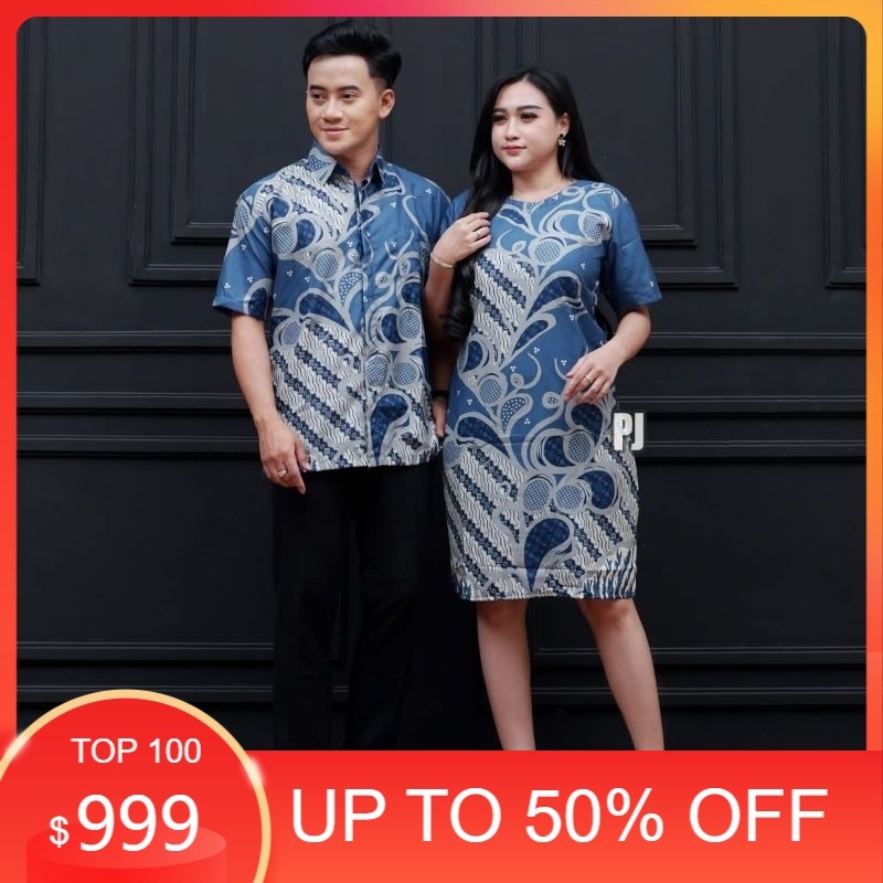 Couple Dress Batik Terbaru Jumbo Motif Modern Batik Pekalongan