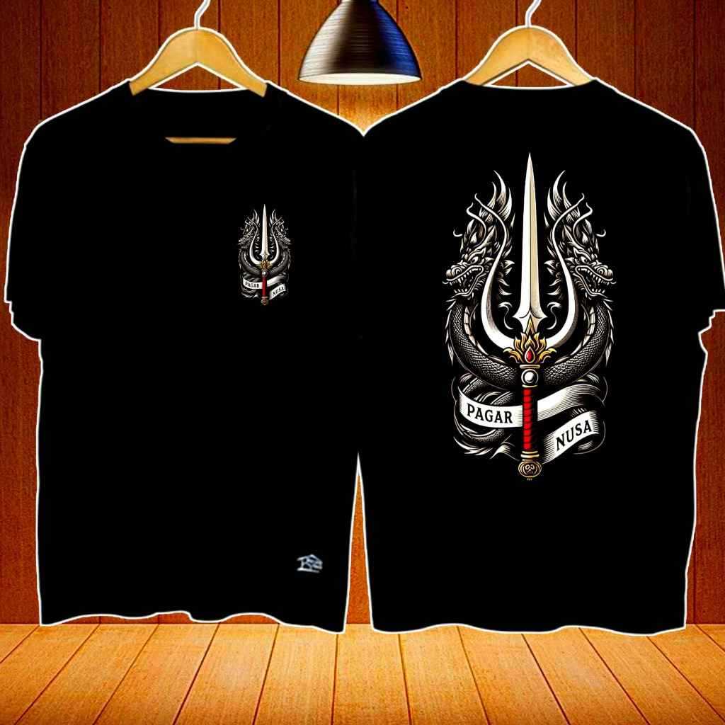 baju pagar nusa trisula, kaos silat pagar nusa 1998 simpel