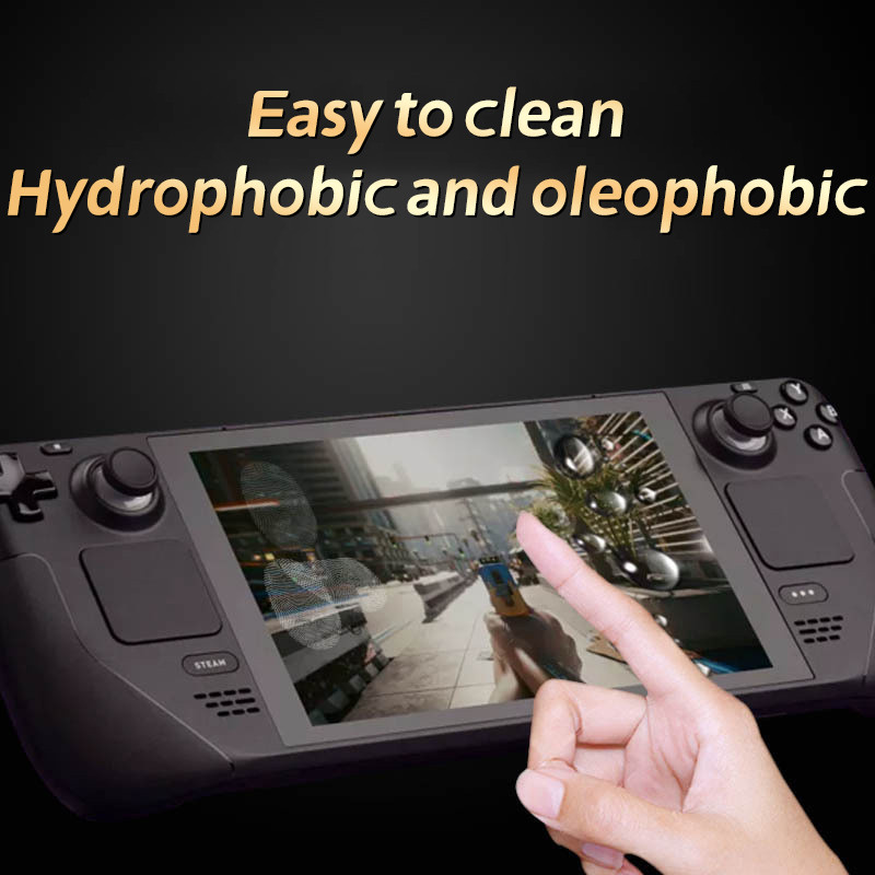 Tempered Glass For Valve Steam Deck Game Console 9H Film For Steam Deck OLED Screen Accessories Anti