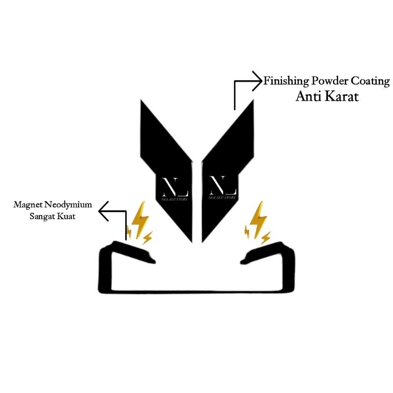 Bracket Dudukan Plat Nomor Motor Listrik Uwinfly New Love summer New Love Summer Pro Plat Nomor Magn