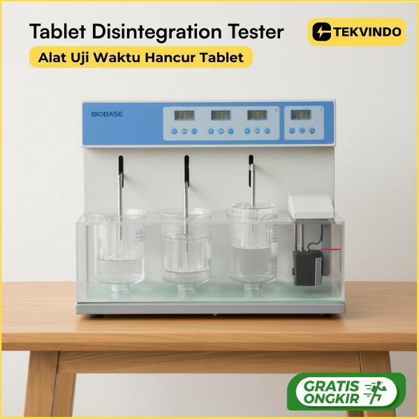 Tablet Disintegration Tester BJ-3 Alat Uji Waktu Hancur Tablet Obat Farmasi Presisi Laboratorium