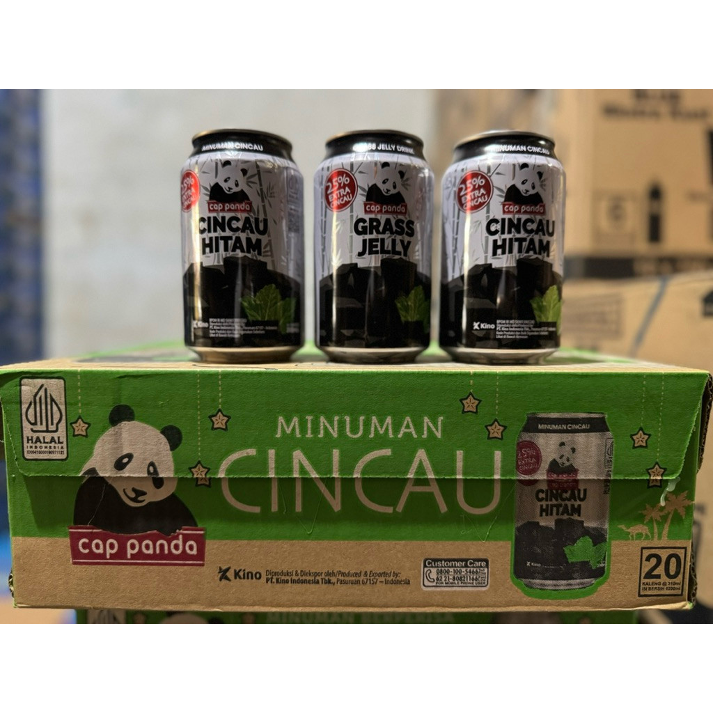 Minuman Sarang Burung / cincau cap Panda 310 ml @ 20 kaleng/ 1 dus