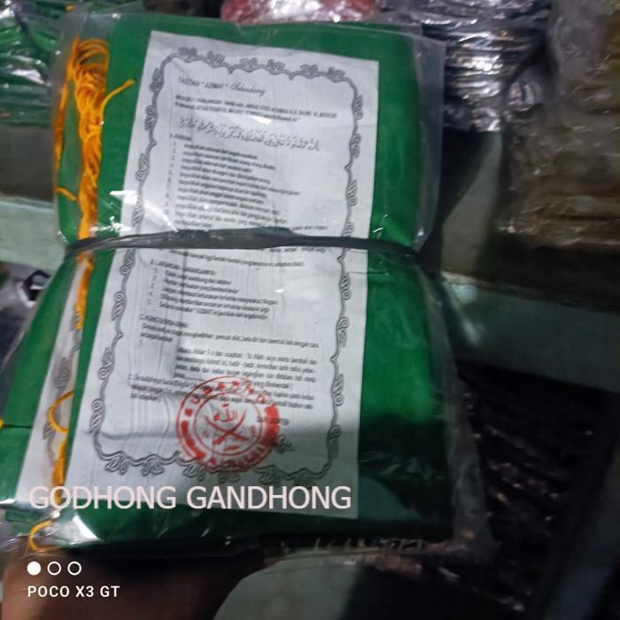 kain rajah arab hijau bkn sengkelat kamarogan KJM 1122 LSP6