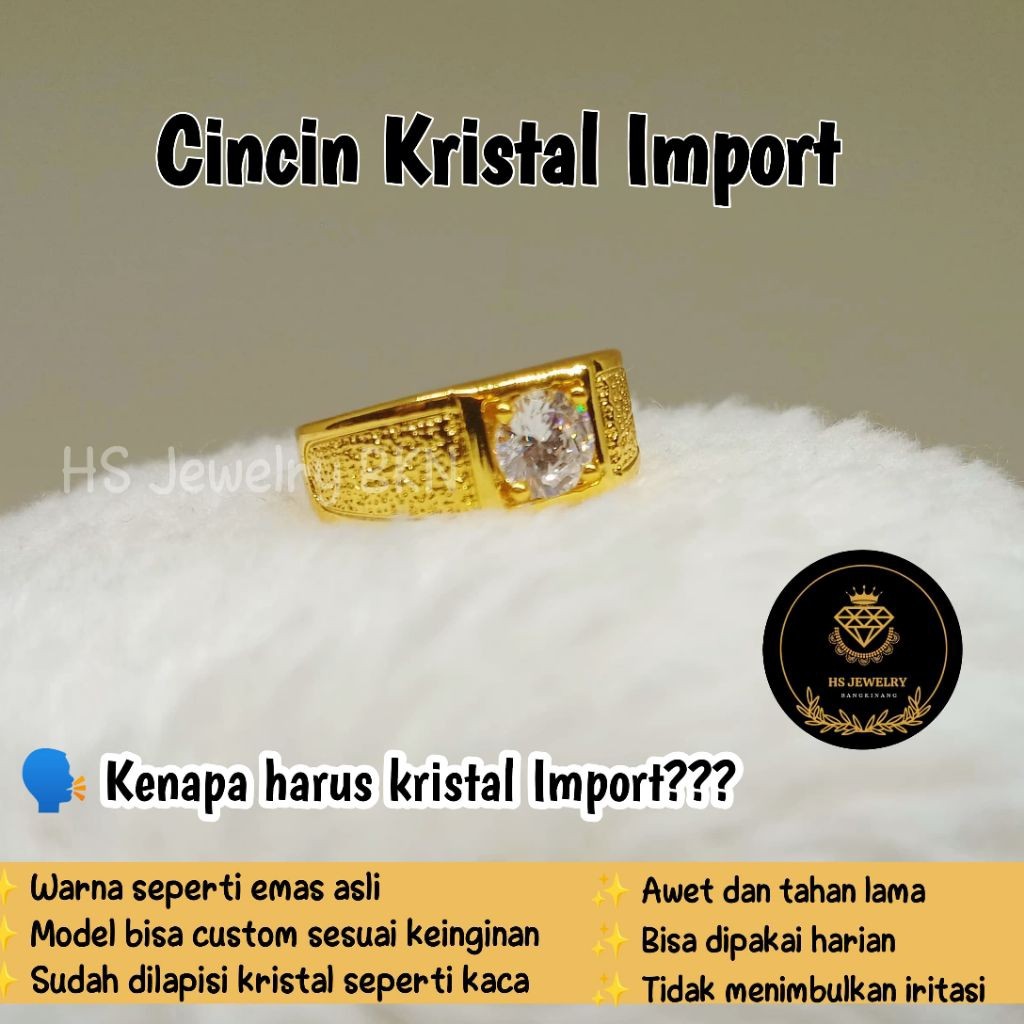 cincin nikah logam original asli emas 24k perhiasan awet pengganti emas.