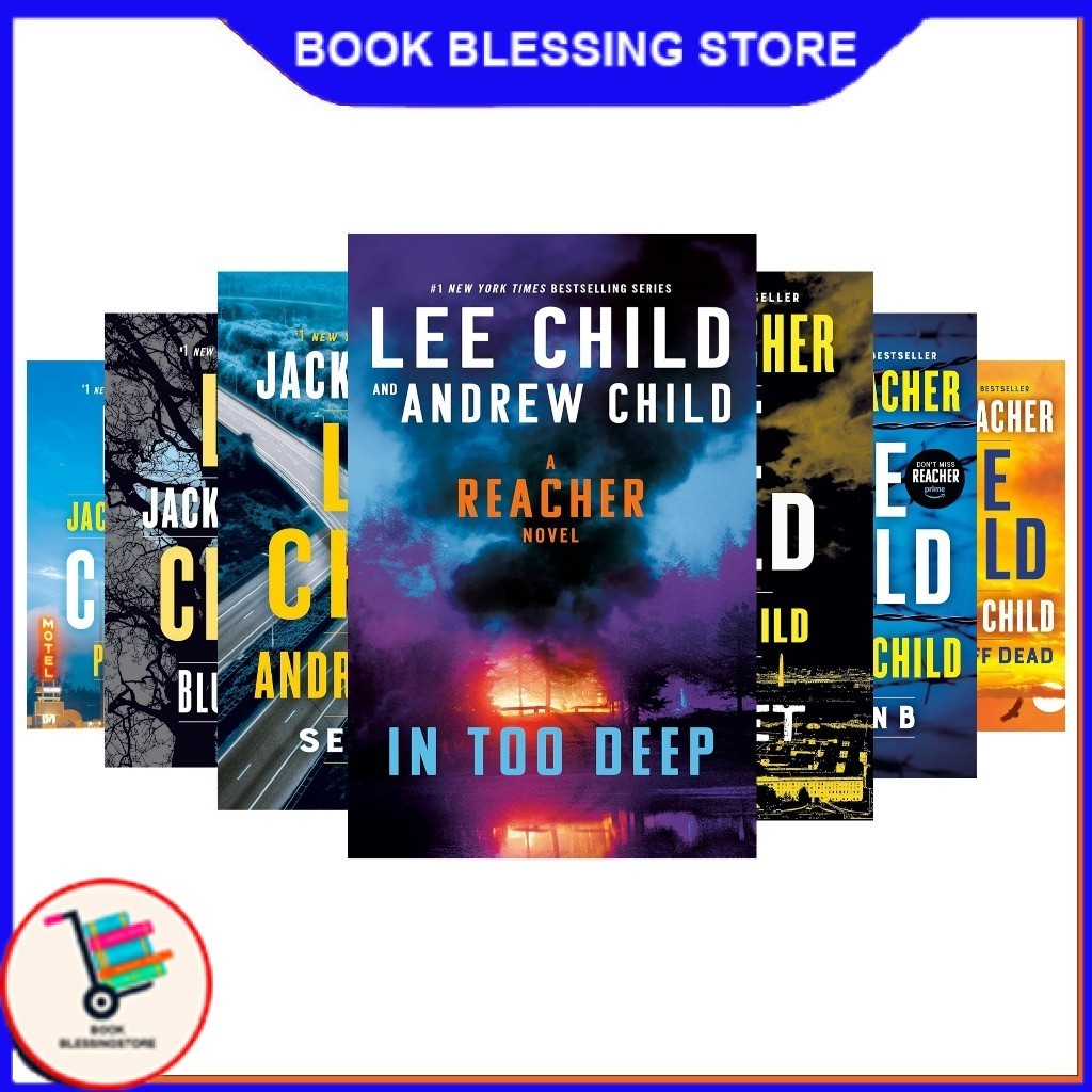 Jack Reacher (30 book series) Novel by Lee Child - Book Blessing Store