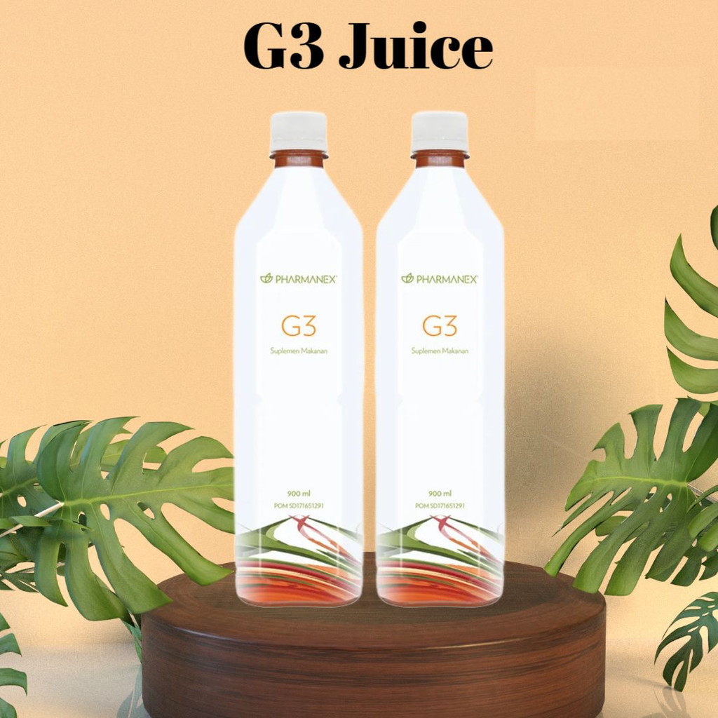 Jus Kesehatan Pharmanex G3 - Minuman Nutrisi Harian, Cegah Penuaan Dini, Tingkatkan Energi, & Dukung