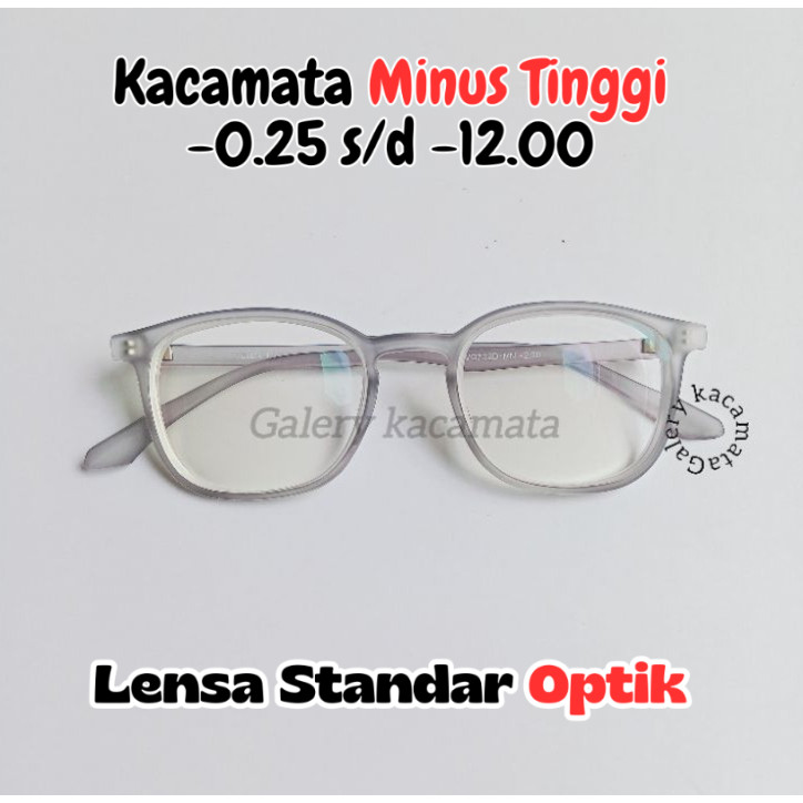 Kacamata Minus tinggi -0.25 s/d -12 Kacamata Minus Pria Wanita Kacamata Minus Lensa Tipis