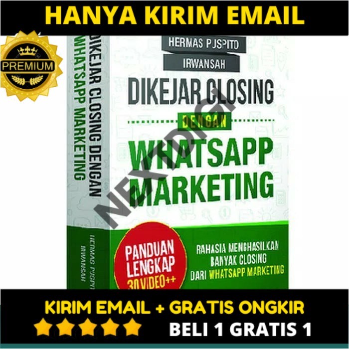 TERHEMAT Panduan E Course Whatsapp Marketing - Belajar Digital Whatsapp Marketing Dikejar Closingan 