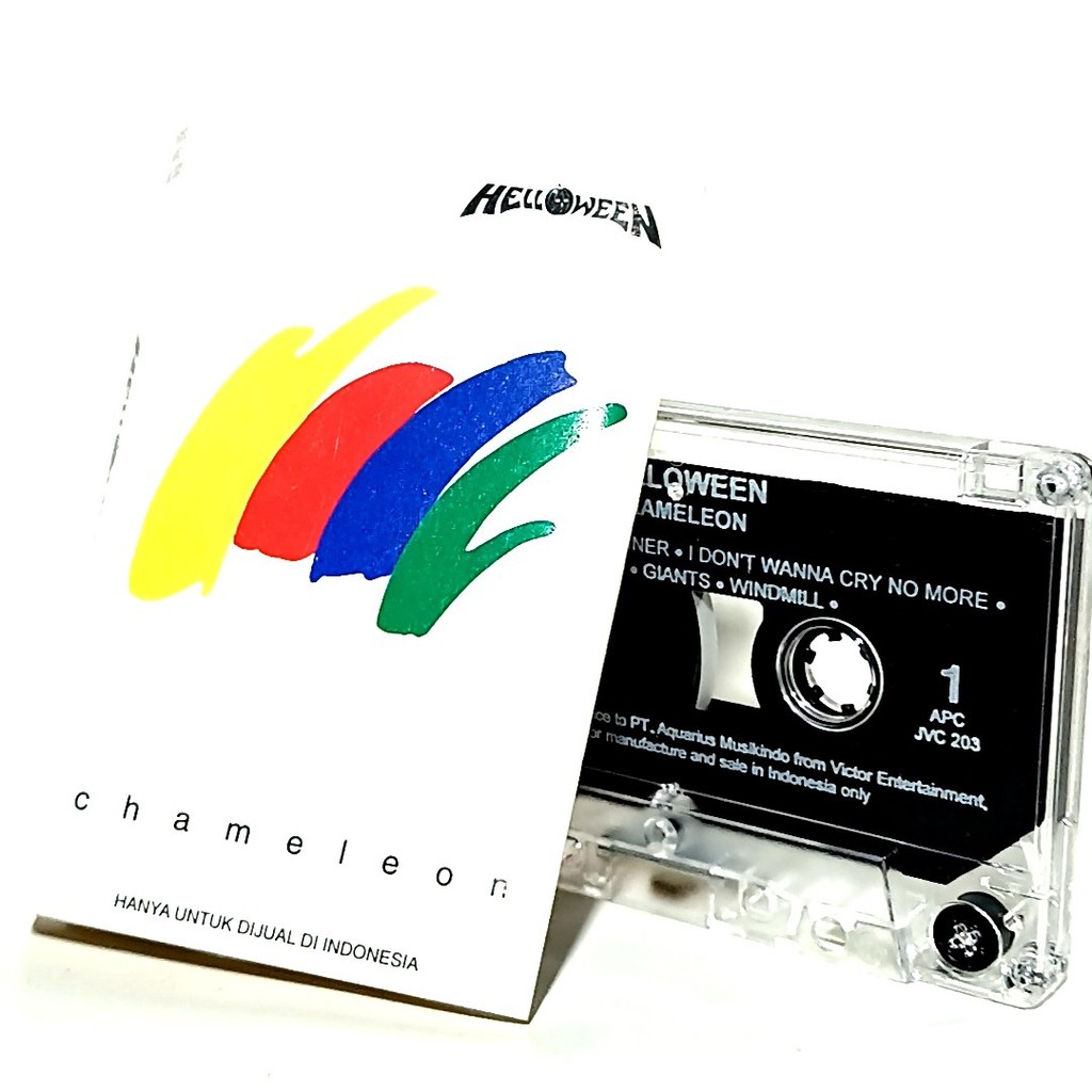 kaset pita Helloween album Chameleon new open sealed