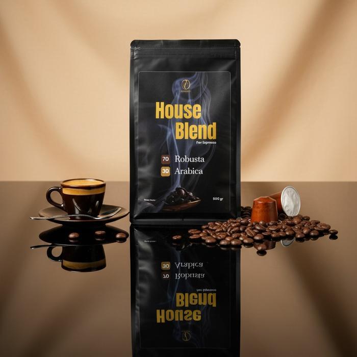 [SETIYA KITCHEN] Espresso Blend Robusta 70% Arabika 30% Kopi Espresso Base Tubruk 500 gr 1000 gr Cof