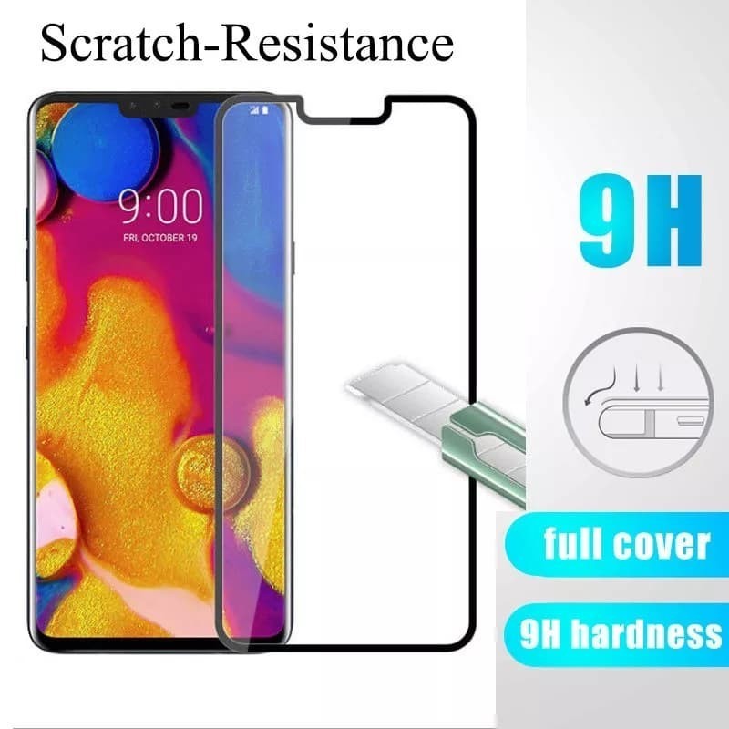 TEMPERED GLASS WARNA FULL COVER FRIENDLY LG V40 LG V40 THINQ