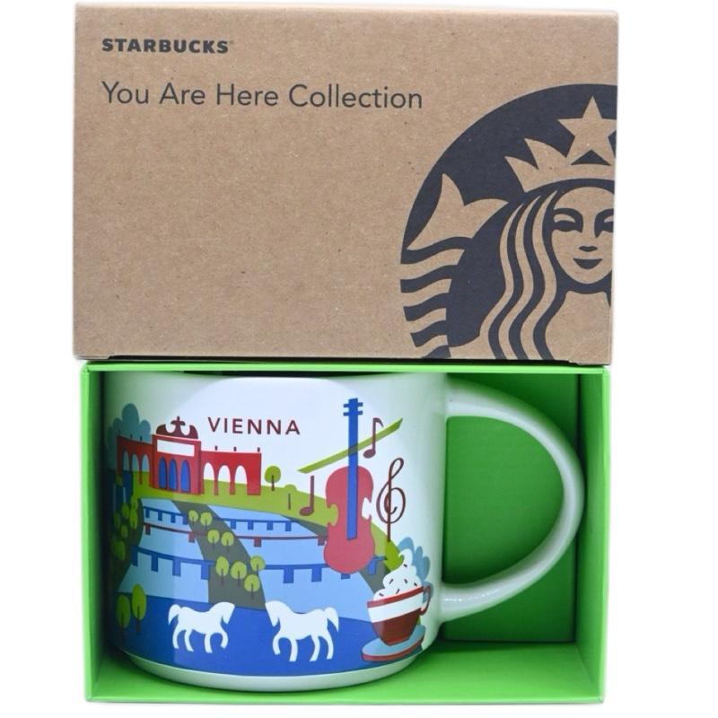 Starbucks Mug Gelas You Are Here Vienna Wien Austria YAH 414ml Collection Koleksi Merchandise Oleh O