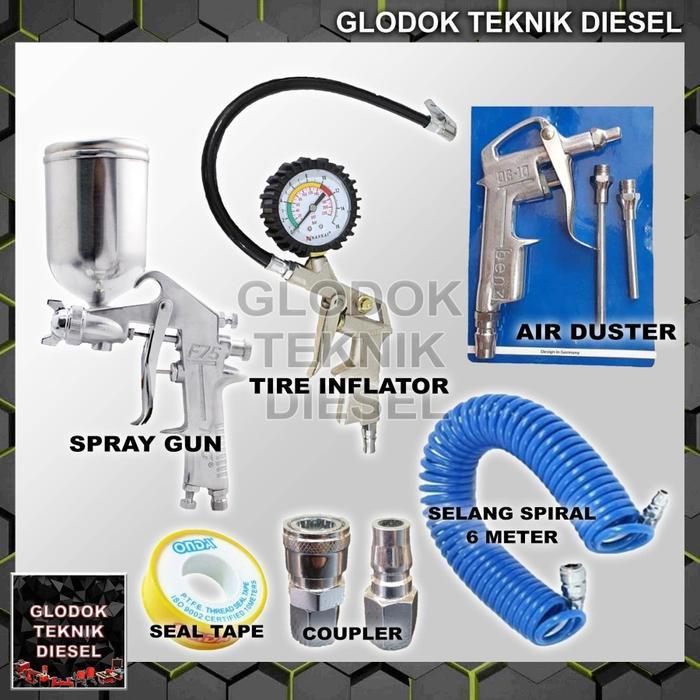 Izumi Artix HS 1390 HS1390 50 Kompressor Oilless Silent 1.75 HP 50 L - LENGKAP