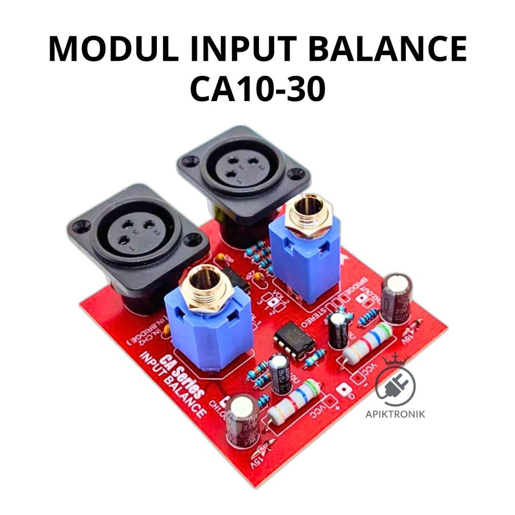 Modul Input Balance Untuk Box Amplifier CA10 CA20 CA28 CA30 Tegangan 12 15VDC CT