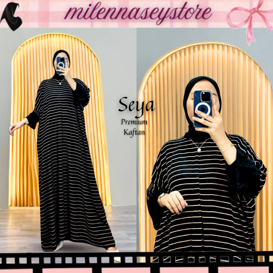 TERBARUU Seya Premium Kaftan Abaya by Rayon Jumbo - Daily Daster Kaftan Cocok untuk sehari - hari me