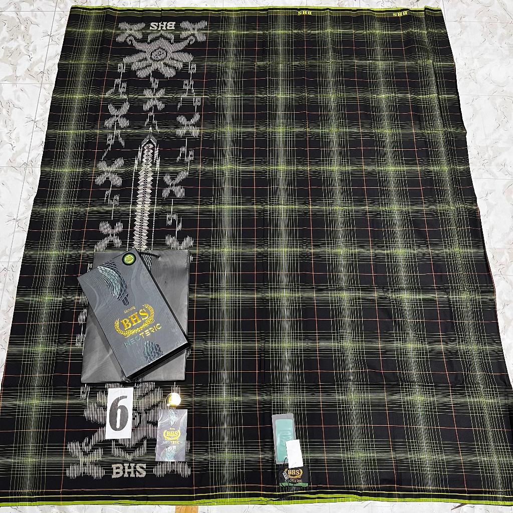 Sarung BHS Neotoric Gold Motif DGH Kotak-Kotak Grade Gold Bahan Viscose Bland Lemes Terbaru Sarung U