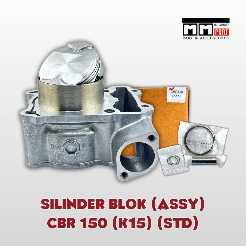 SILINDER BLOK ASSY CBR 150 K15 STD - Blok Seher K15 Set Komplit Honda CB 150R CBR150R Old / Lama