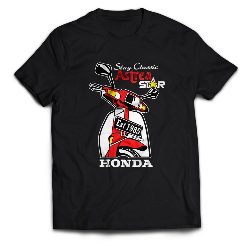Kaos Pria Komunitas Motor Stay Classic Astrea Star Dewasa Baju Atasan Unisex Ranberry Graphic t-shir
