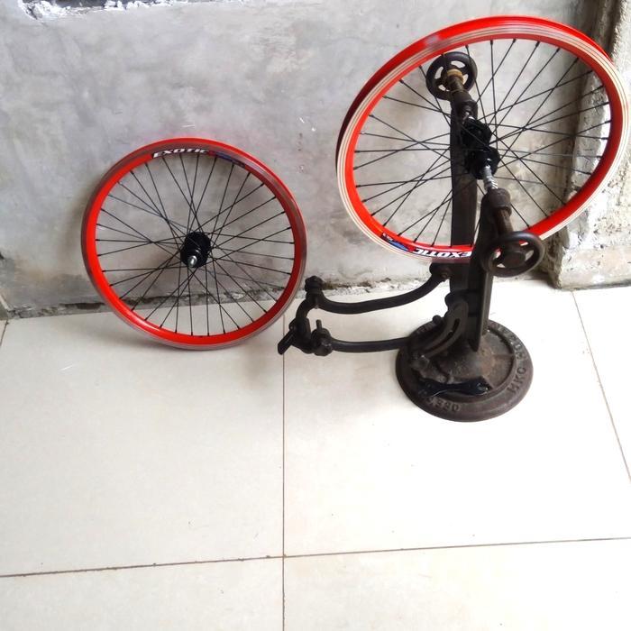 rims 20 inch 1 set sudah di setel,pengereman bisa rem discbrake