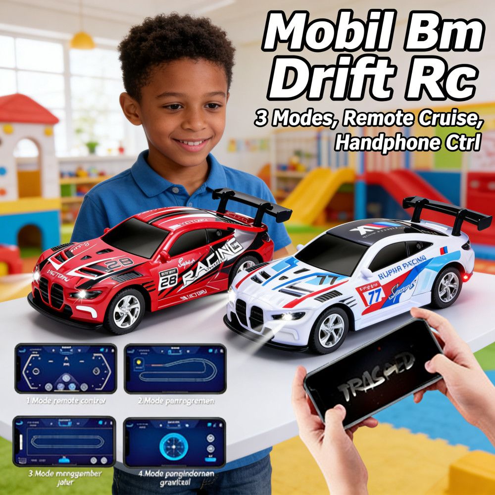 Control drift mobil 2.4G mini, handphone 3 gear cruise, hadiah ulang tahun anak mobil