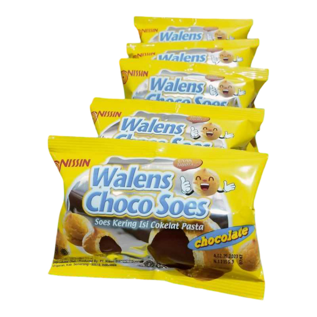 Nissin Walens Choco Soes Renceng isi 10 bks