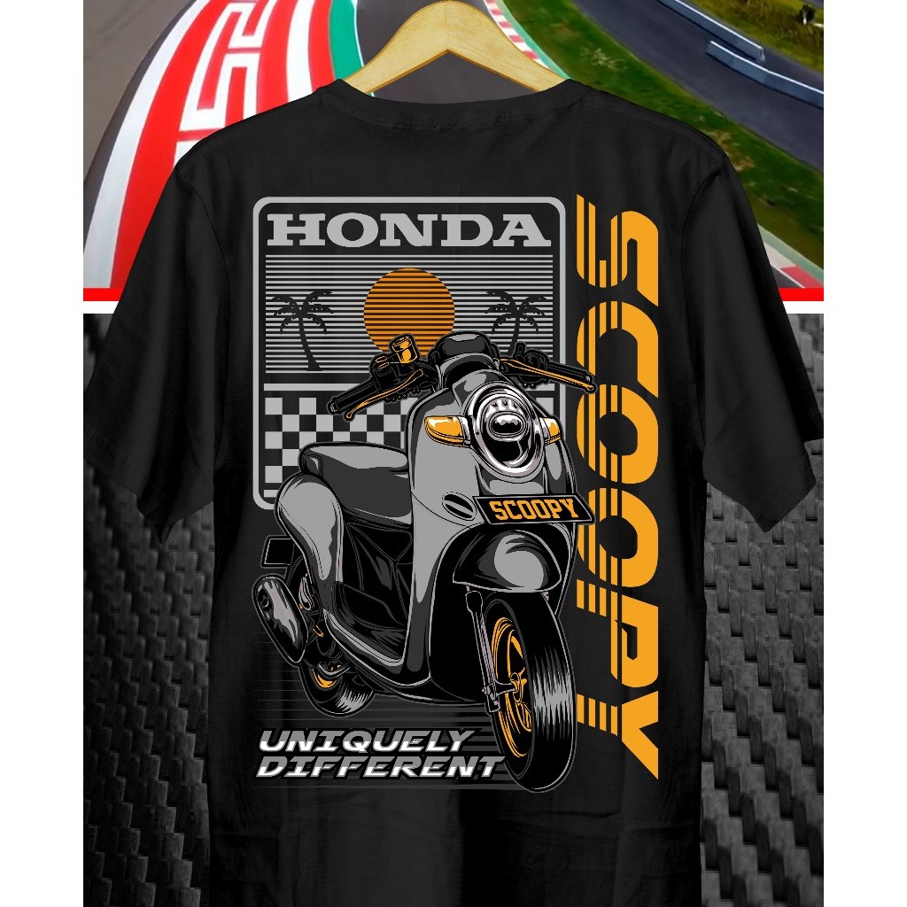 Kaos Motor Scoopy Summer // Kaos Scoopy // Baju Scoopy // Scoopy