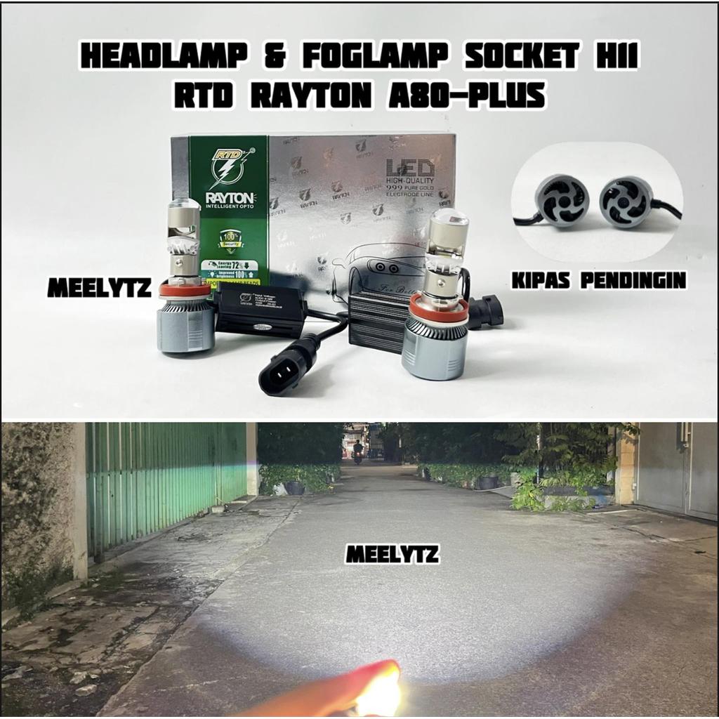 RTD RAYTON A80 PLUS - Lampu Utama & Foglamp Socket H11
