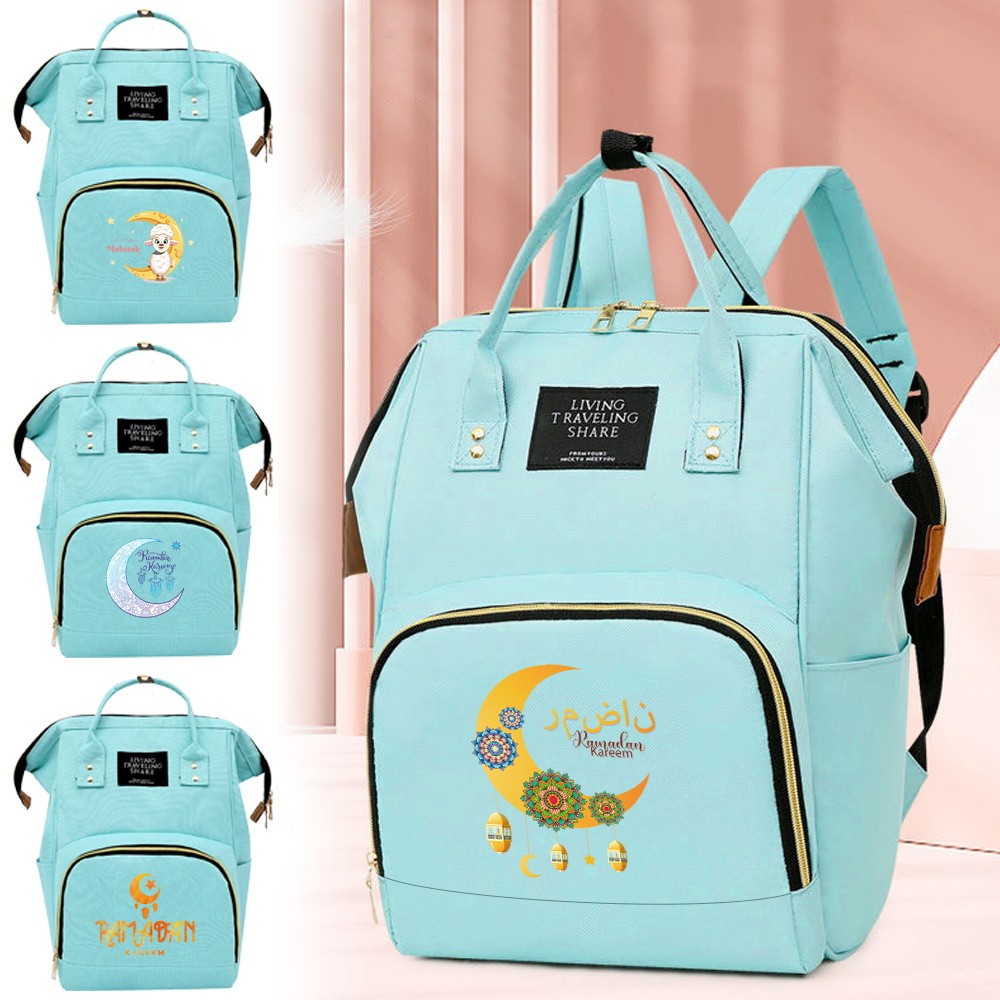 hot Tas ransel Eid Al-Fitr Gift Must-Have Double-Shoulder Mommy Backpack Thoughtful Choice For Moms 