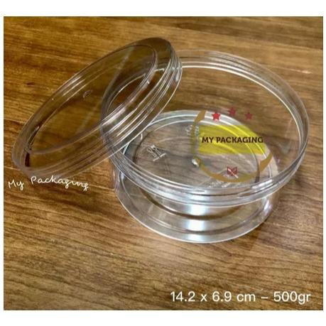 1 Dus Toples Ulir Kue Kering 500 Gr - Toples Golden Ulir 1/2 Kg - isi 12 pcs