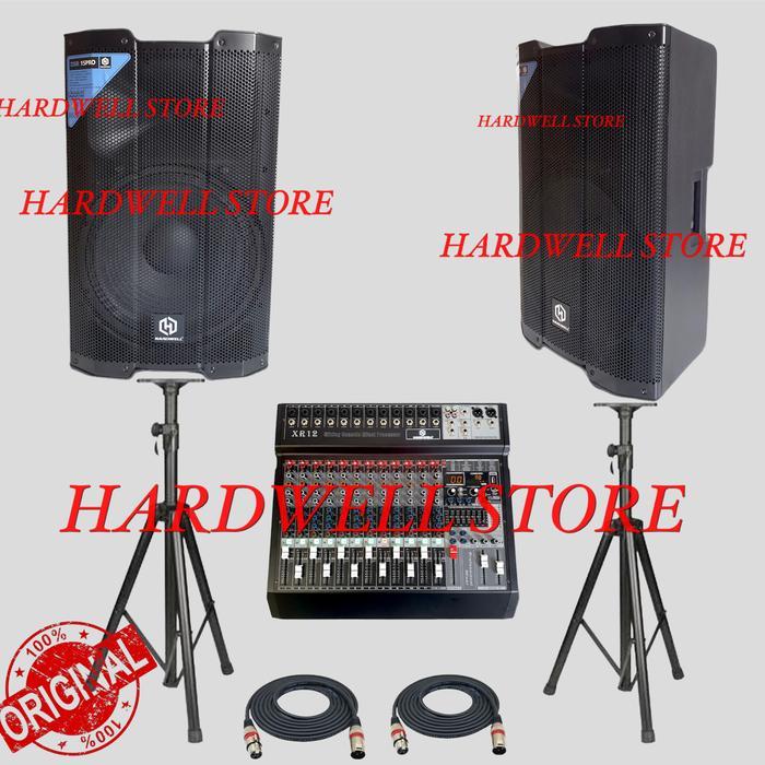 Paket Sound System Outdoor Hardwell Original Speaker 15 Inch 1000 Watt