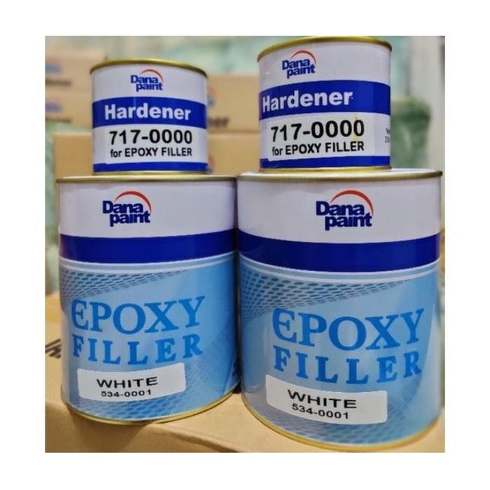 Cat Dasar Untuk Besi - Danapaint EPOXY FILLER 1Ltr/SET - Putih