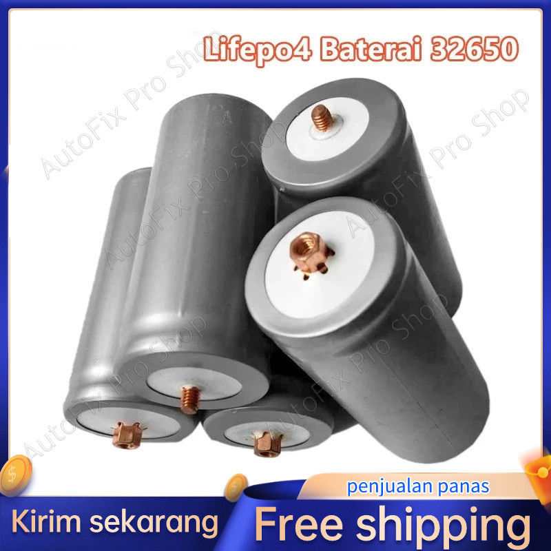 Baterai PJU Lifepo4 32650 3.2V 6ah 6000mah Lithium Iron Phosphate Battery 32650 32700 Lifepo4 Lipo4 