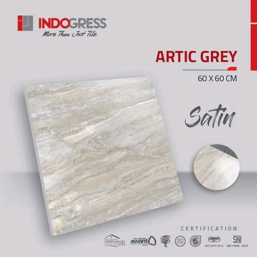 Granit Lantai Dan Dinding 80x80_60x120 Dan 60x60 Artic Grey Glazed Polish | Kilap | Glossy Product I