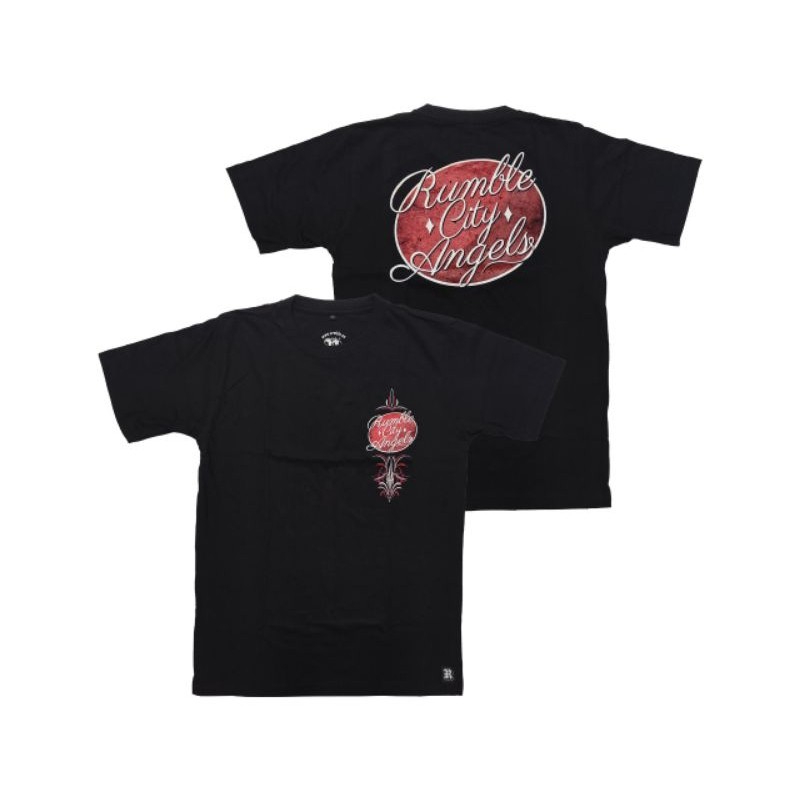 (HOT)  RMBL KAOS / TSHIRT RUMBLE CITY ANGLE 2013 BLACK / TS RCA2013 BK