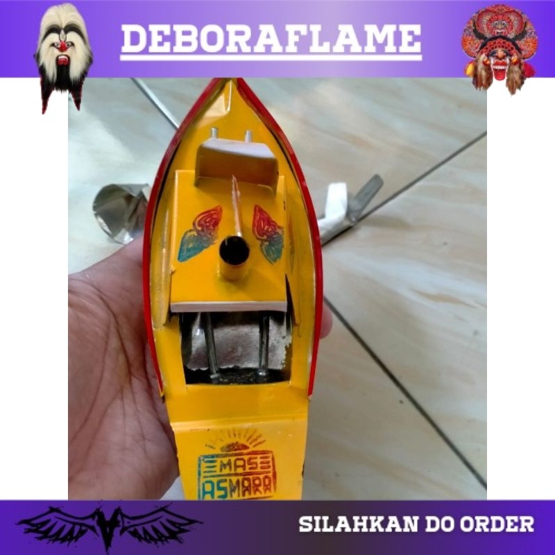 TERLAARIS Mainan Kapal Otok Otok Besar /Perahu Otok Otok jumbo NVM