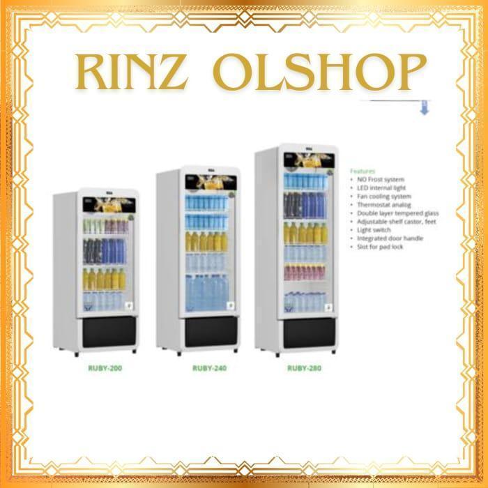 RSA SHOWCASE RUBY-280 NO FROST/SHOWCASE GEA RUBY280 LITER NO FROST/RSA SHOWCASE RSA RUBY 280 SHOWCAS