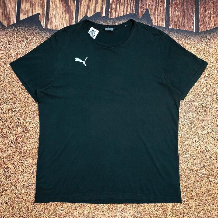 tshirt pria basic hitam polos PUMA kaos pendek pria simpel murah bagus size XXL