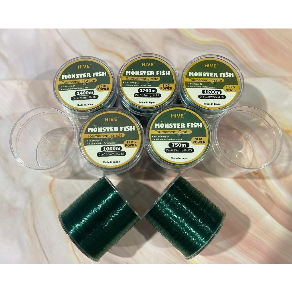 HIVE Monster Fish Senar Pancing Kuat 500meter -1800meter