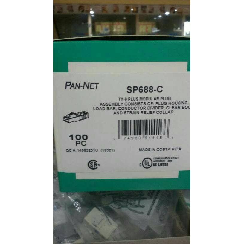 panduit konektor cat6 / RJ45 connector cat6 (satuan)  RJ45