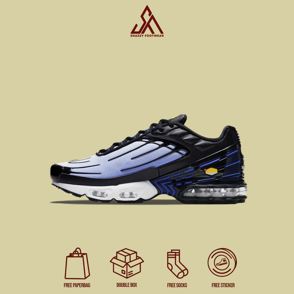 Sepatu Sneakers Nike Air Max Plus TN 3 Blue Speed 100% Original Unisex