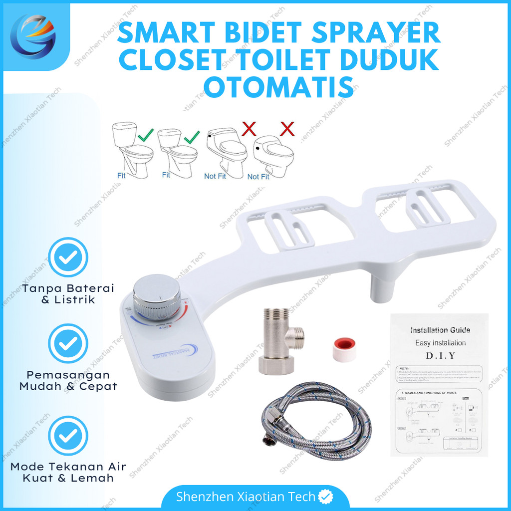 Smart Sprayer Bidet Semprotan Toilet Duduk Otomatis Smart Shower Bidet Sprayer Otomatis Closet Duduk