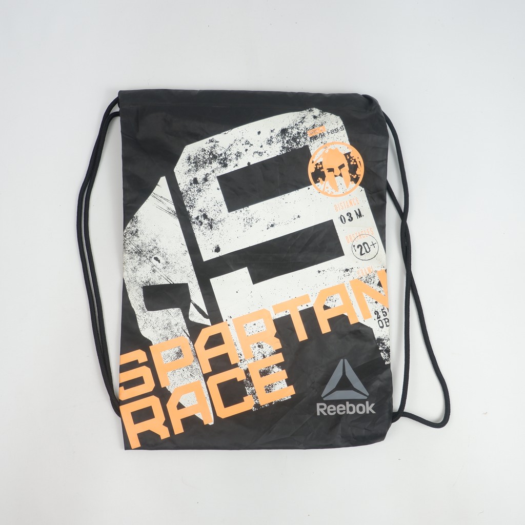 Reebok Spartan Race Drawstring Gym Bag Lightweight Preloved