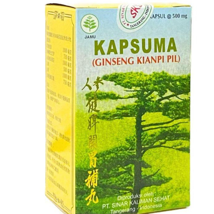ORIGINAL 100% KIANPI PIL GINSENG ~ BISA BAYAR DITEMPAT  GINGSENG KIANPI PIL (60KAPSUL)