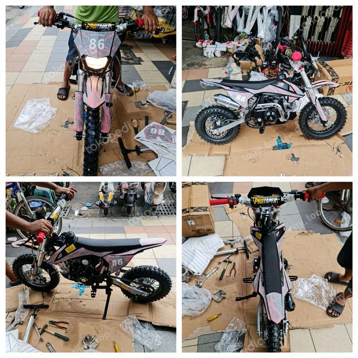 Mini Motor Traile Thrill Bensin 4T 4Tak 4 Tak Double Stater 50 cc 50cc