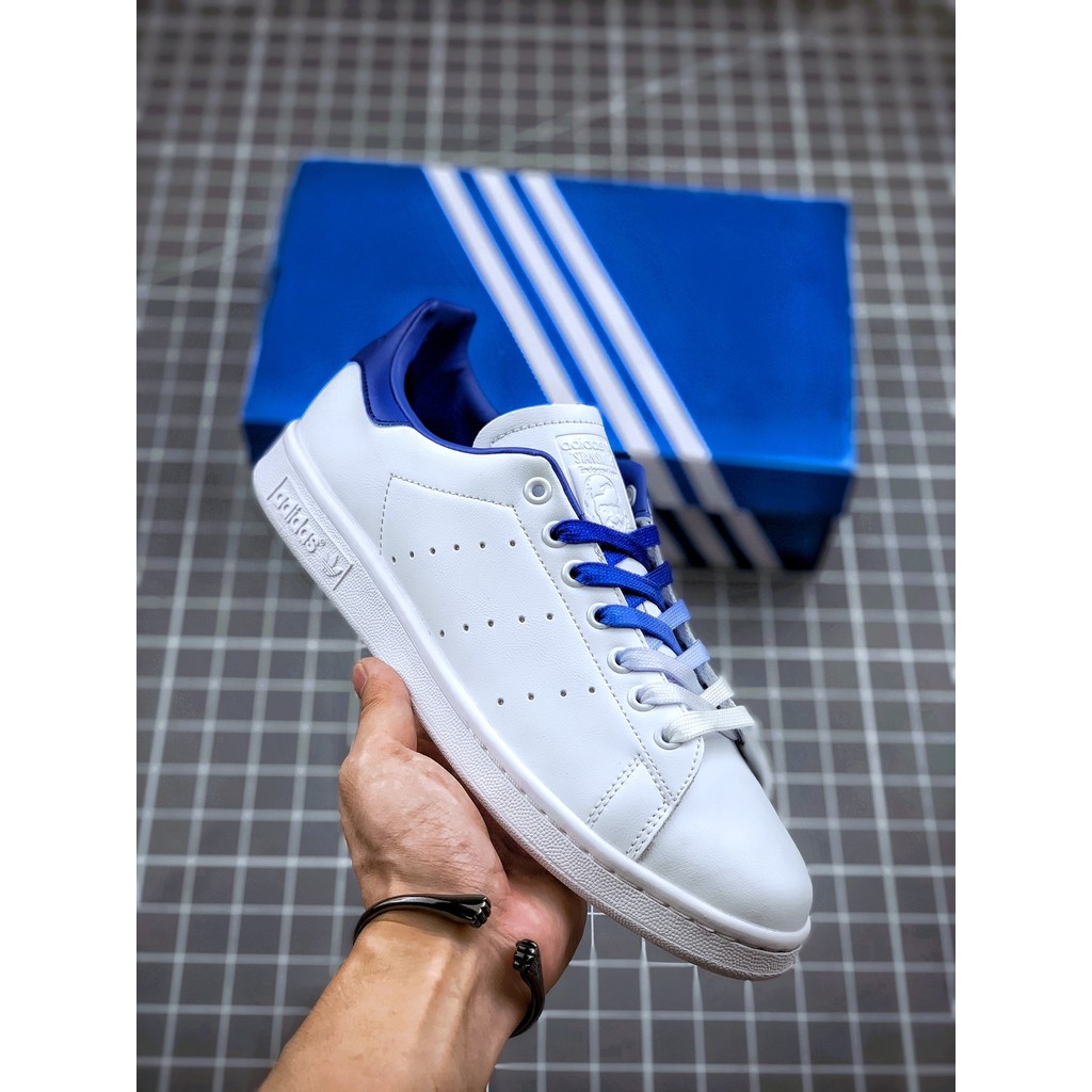 Adidas Stan Smith Leather Blue Gradient Original Sepatu
