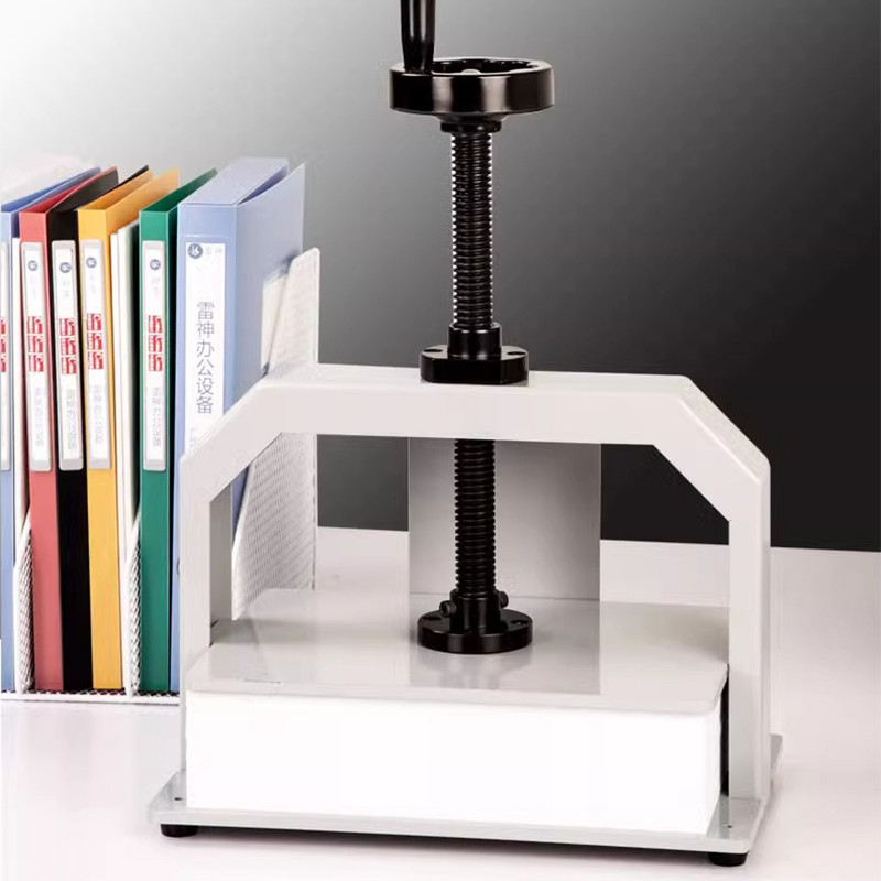 A4 flattening machine paper manual paper pressing machine iron plate paper pressing machine small A3