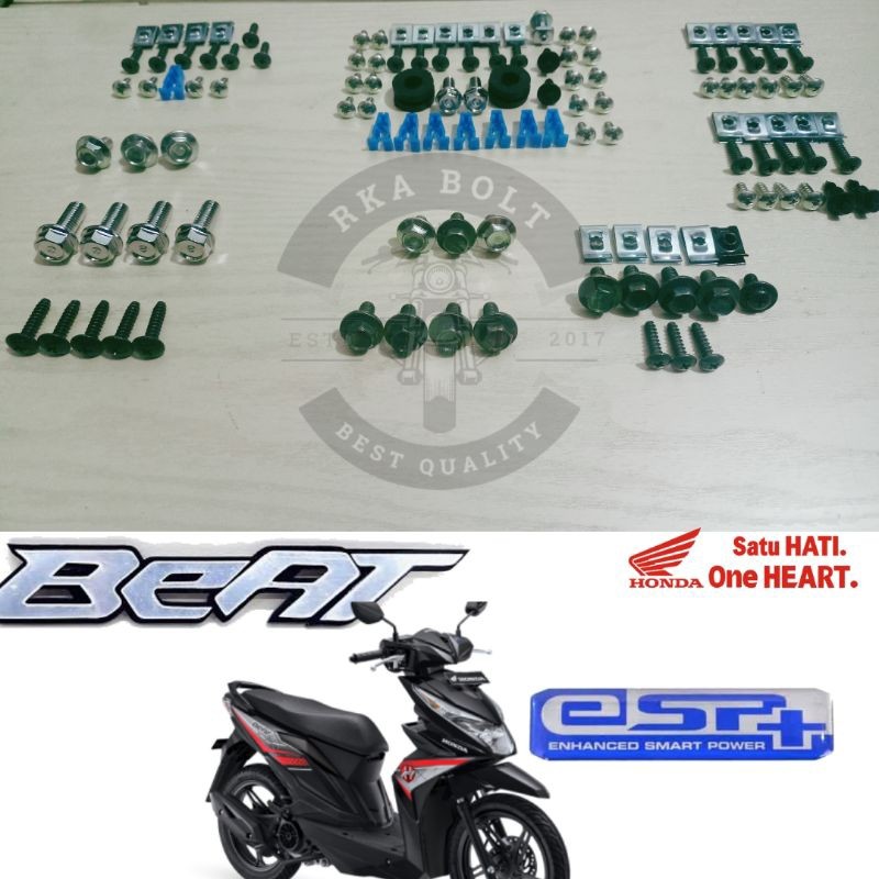 Baut fullbody Honda beat Esp/baut fullset body beat Esp